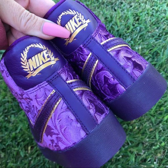 💜💛NWOB NIKE BLAZER MID WOMENS SIZES 7.5 - Picture 3 of 8